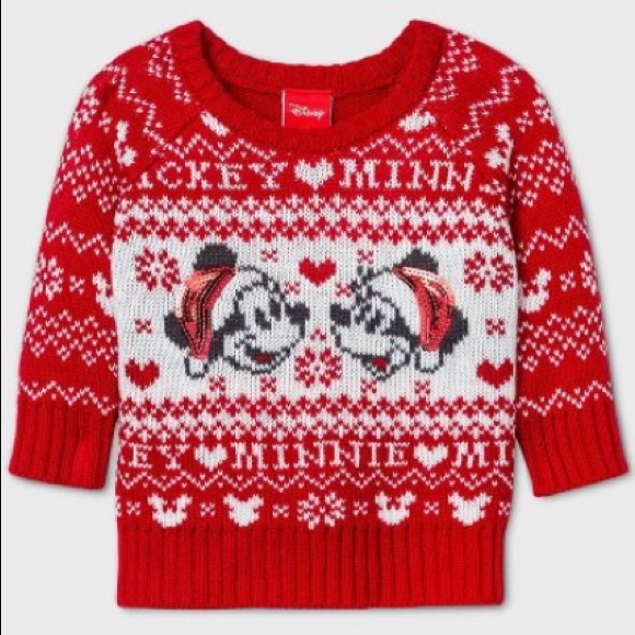 ❤️🎄🆕 NWT Baby Ugly Christmas sweater DISNEY - Picture 1 of 6